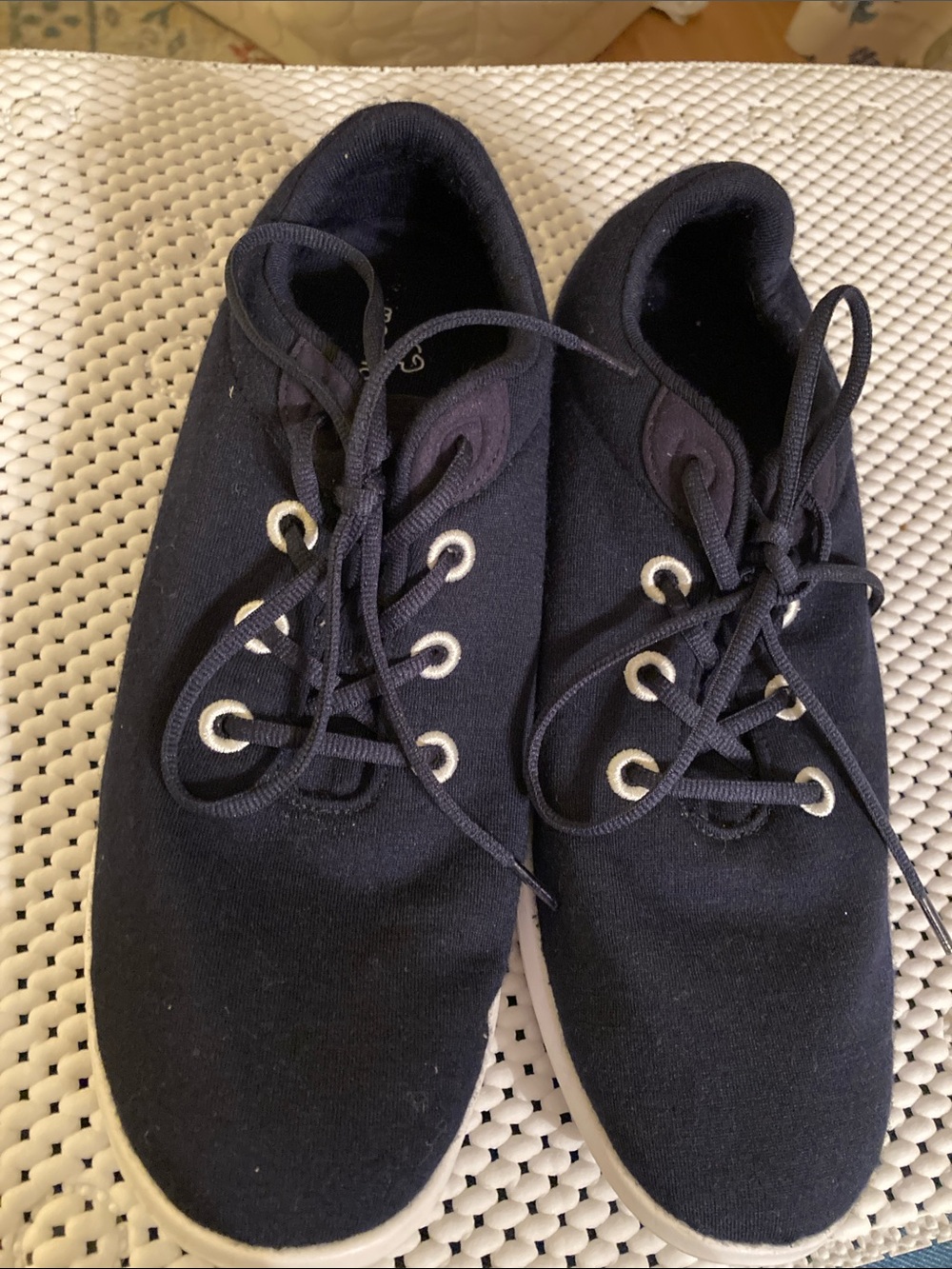 Merinos women navy/white lace ups 11W